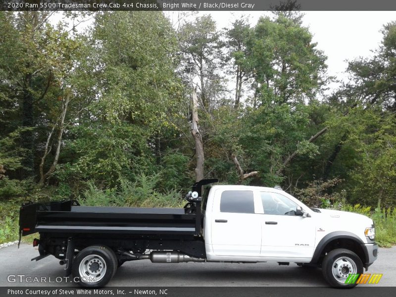 Bright White / Black/Diesel Gray 2020 Ram 5500 Tradesman Crew Cab 4x4 Chassis