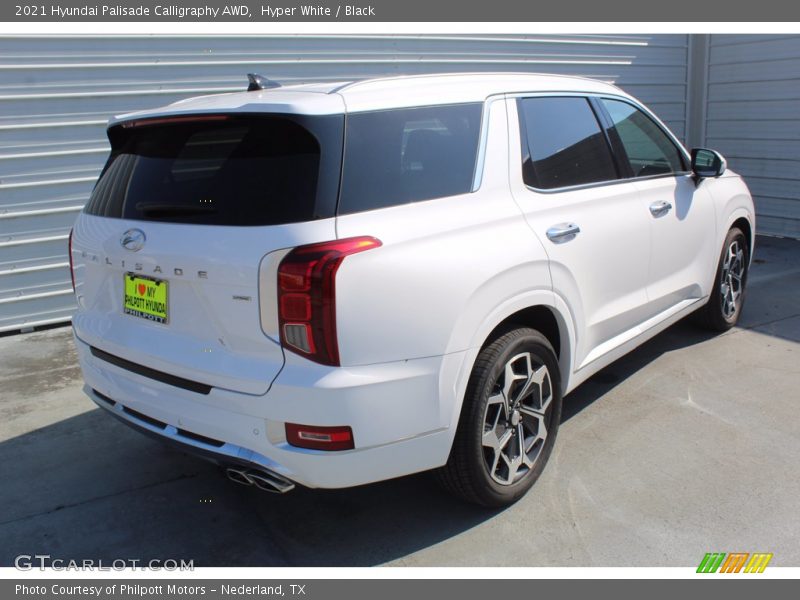 Hyper White / Black 2021 Hyundai Palisade Calligraphy AWD