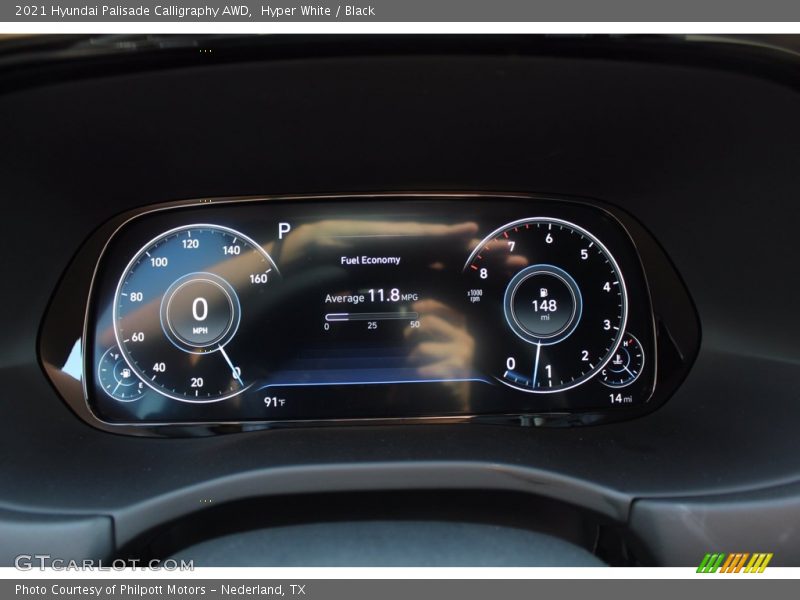 Hyper White / Black 2021 Hyundai Palisade Calligraphy AWD