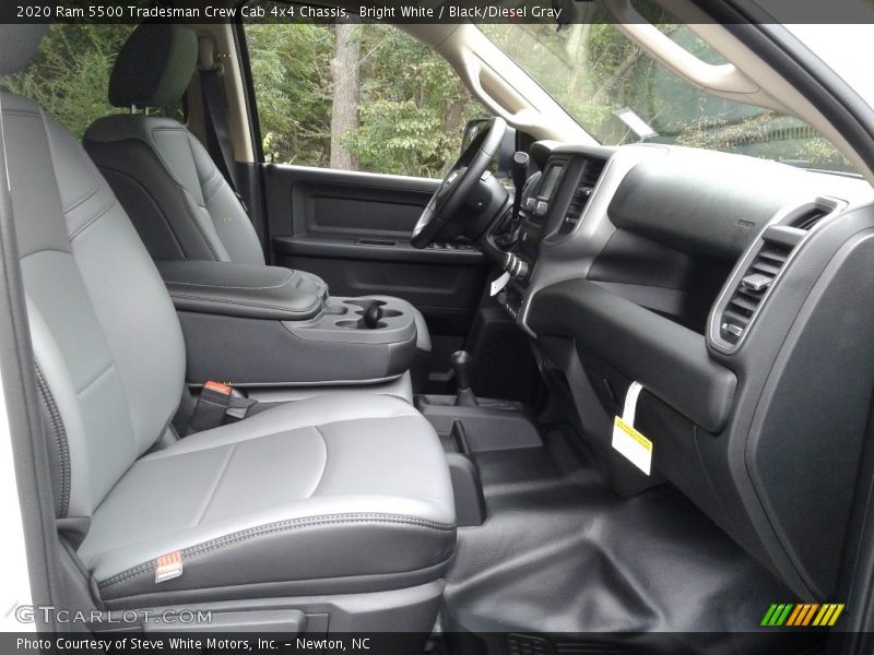 Bright White / Black/Diesel Gray 2020 Ram 5500 Tradesman Crew Cab 4x4 Chassis
