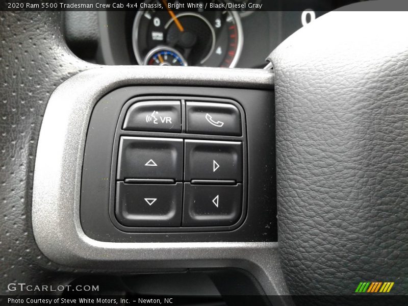 Bright White / Black/Diesel Gray 2020 Ram 5500 Tradesman Crew Cab 4x4 Chassis
