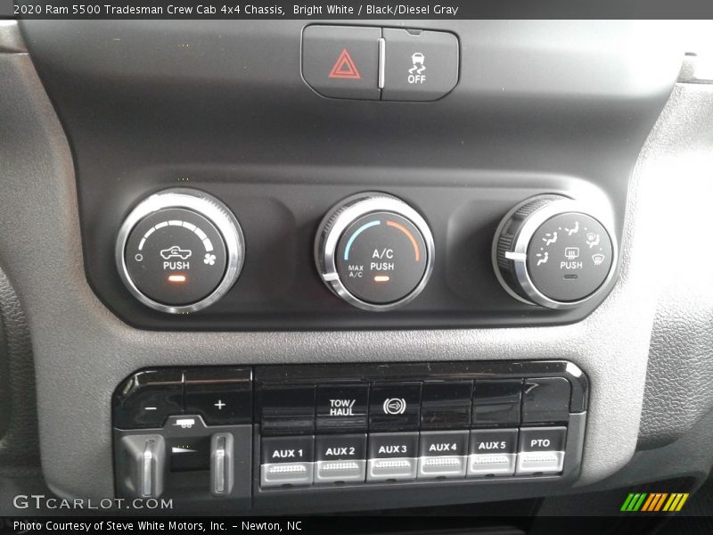 Bright White / Black/Diesel Gray 2020 Ram 5500 Tradesman Crew Cab 4x4 Chassis
