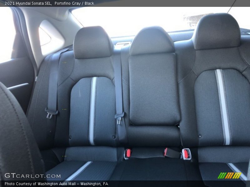Portofino Gray / Black 2021 Hyundai Sonata SEL