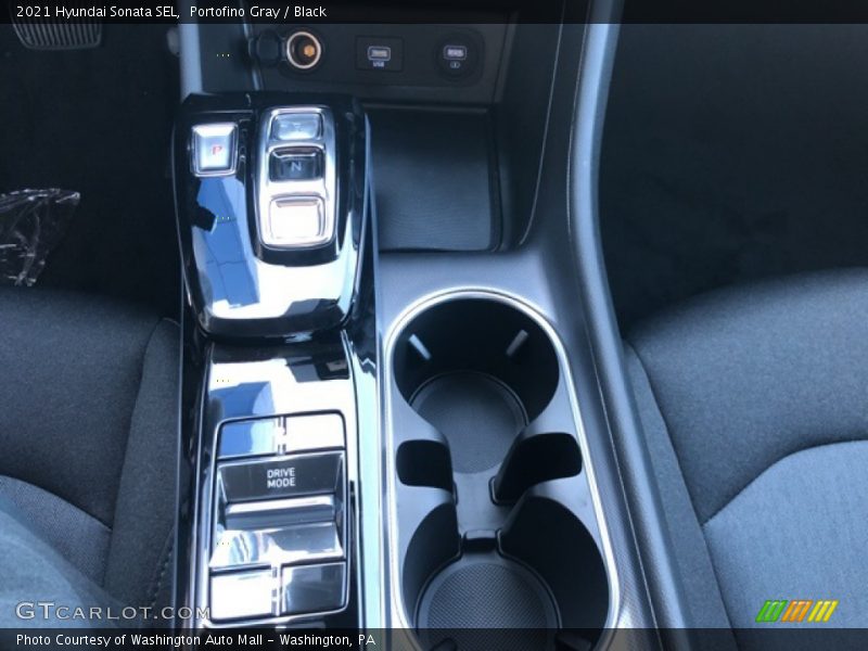 Portofino Gray / Black 2021 Hyundai Sonata SEL