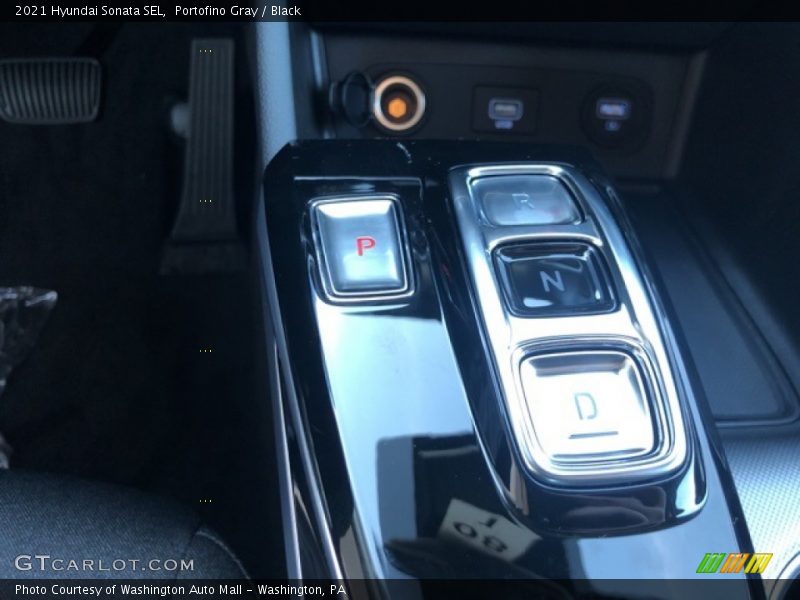 Portofino Gray / Black 2021 Hyundai Sonata SEL