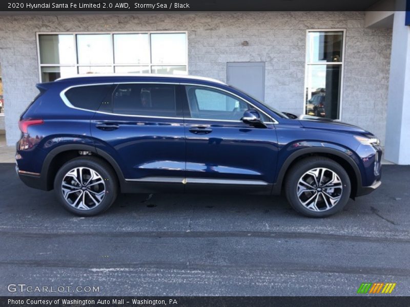 Stormy Sea / Black 2020 Hyundai Santa Fe Limited 2.0 AWD