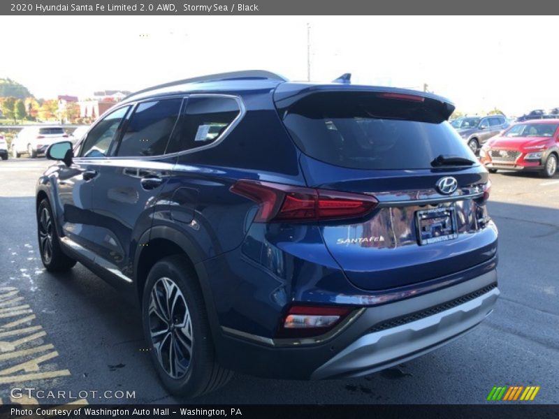 Stormy Sea / Black 2020 Hyundai Santa Fe Limited 2.0 AWD