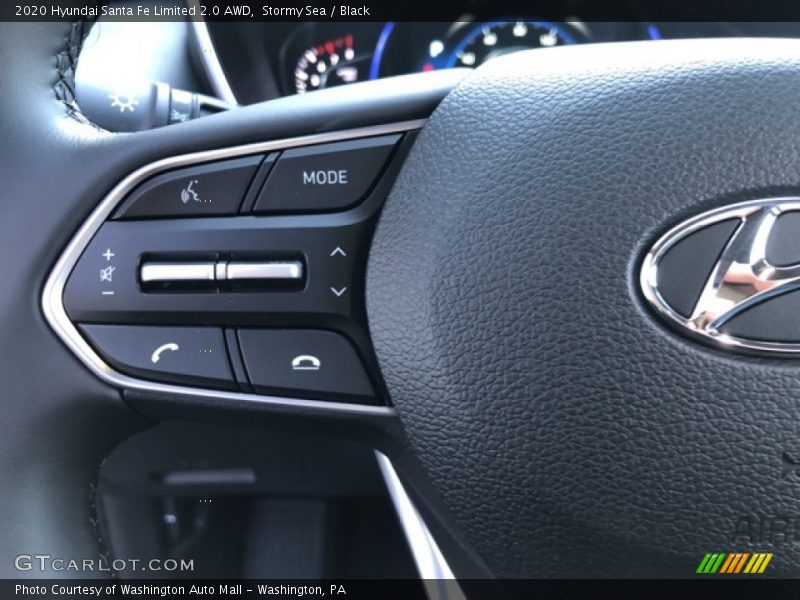 Stormy Sea / Black 2020 Hyundai Santa Fe Limited 2.0 AWD