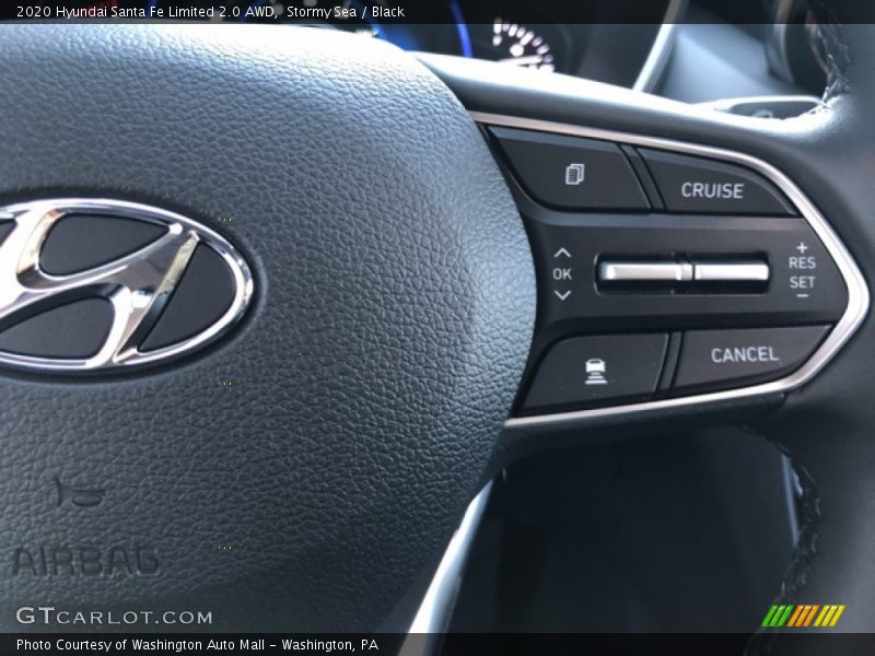 Stormy Sea / Black 2020 Hyundai Santa Fe Limited 2.0 AWD