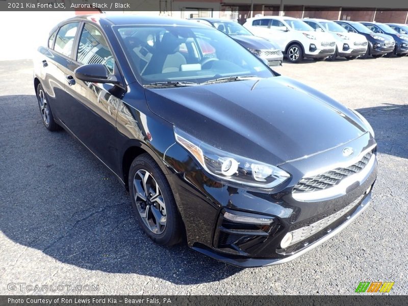 Aurora Black / Black 2021 Kia Forte LXS