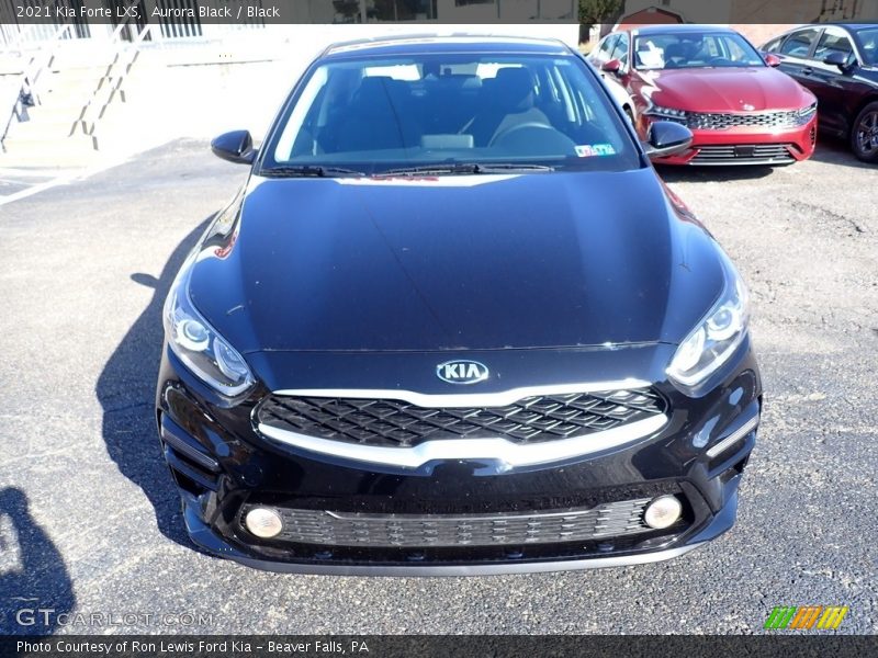Aurora Black / Black 2021 Kia Forte LXS