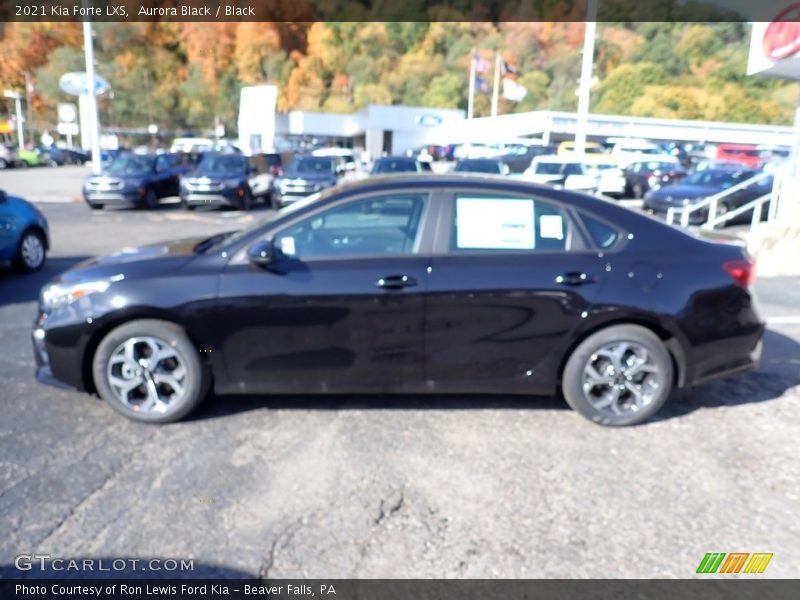 Aurora Black / Black 2021 Kia Forte LXS