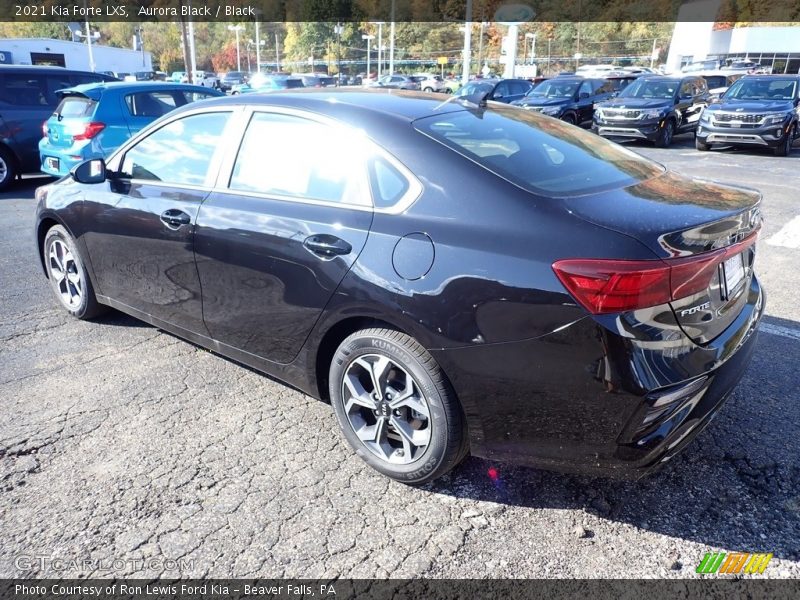 Aurora Black / Black 2021 Kia Forte LXS