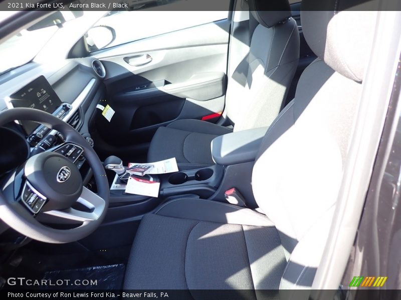 Aurora Black / Black 2021 Kia Forte LXS