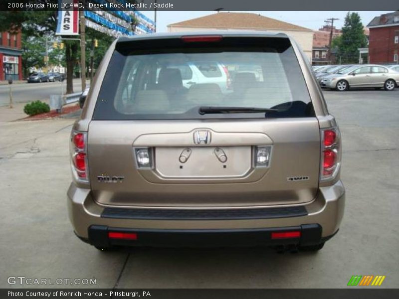 Desert Rock Metallic / Saddle 2006 Honda Pilot LX 4WD