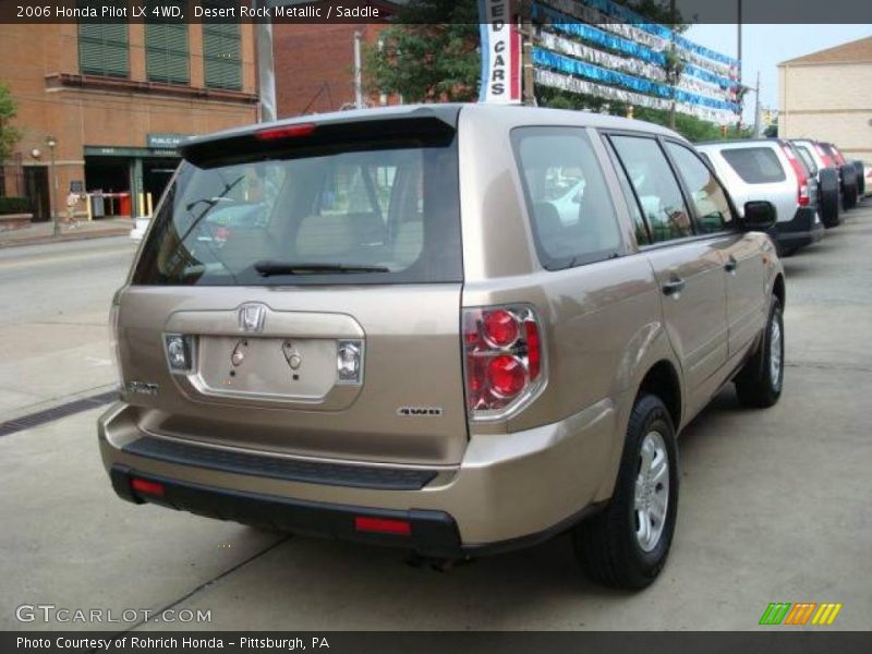 Desert Rock Metallic / Saddle 2006 Honda Pilot LX 4WD