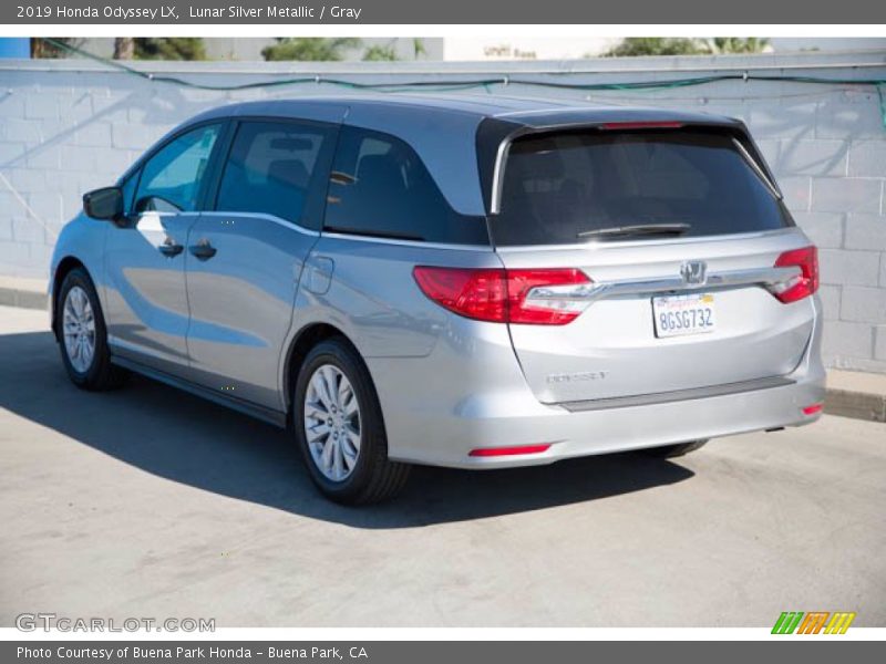 Lunar Silver Metallic / Gray 2019 Honda Odyssey LX