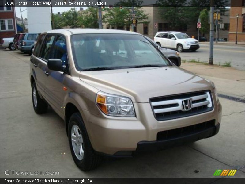 Desert Rock Metallic / Saddle 2006 Honda Pilot LX 4WD