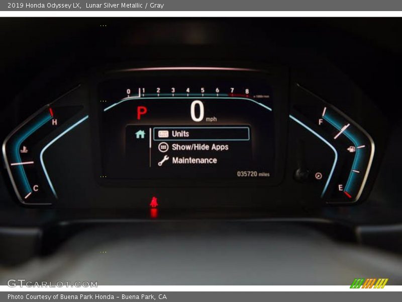 Lunar Silver Metallic / Gray 2019 Honda Odyssey LX