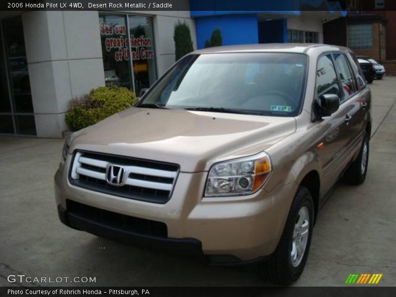 Desert Rock Metallic / Saddle 2006 Honda Pilot LX 4WD