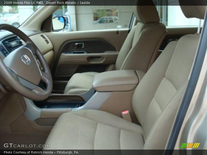 Desert Rock Metallic / Saddle 2006 Honda Pilot LX 4WD