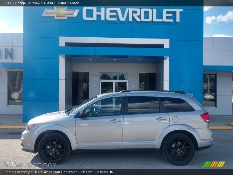 Billet / Black 2018 Dodge Journey GT AWD