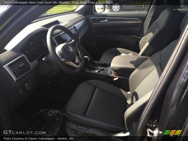 Deep Black Pearl / Titan Black 2020 Volkswagen Atlas Cross Sport SEL 4Motion