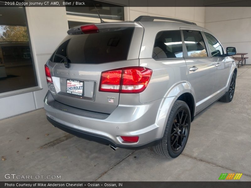 Billet / Black 2018 Dodge Journey GT AWD