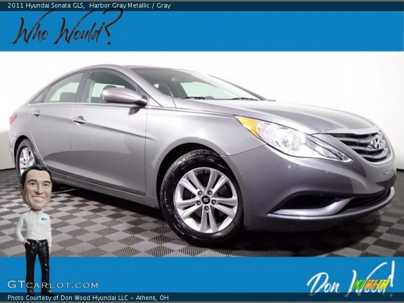 Harbor Gray Metallic / Gray 2011 Hyundai Sonata GLS