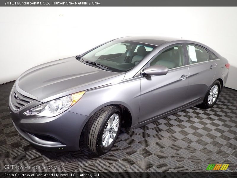 Harbor Gray Metallic / Gray 2011 Hyundai Sonata GLS