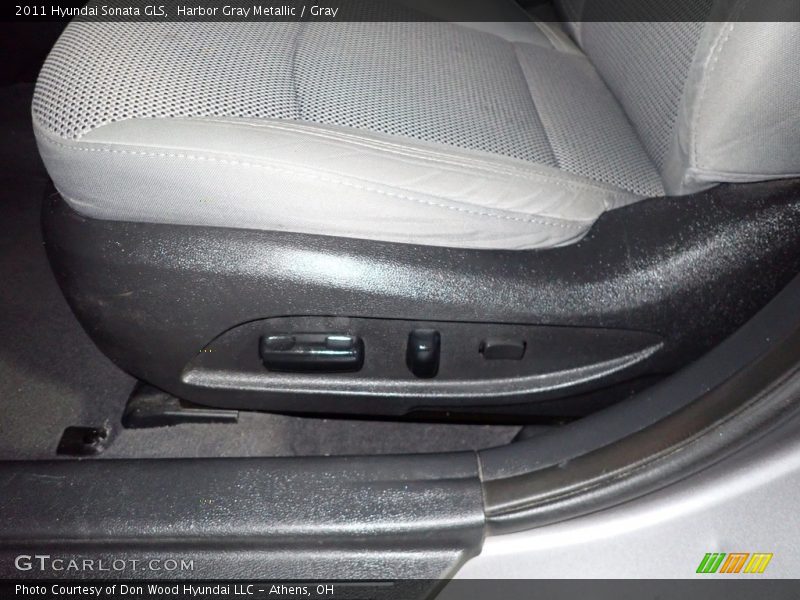 Harbor Gray Metallic / Gray 2011 Hyundai Sonata GLS