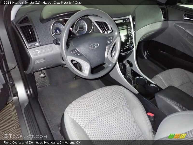 Harbor Gray Metallic / Gray 2011 Hyundai Sonata GLS