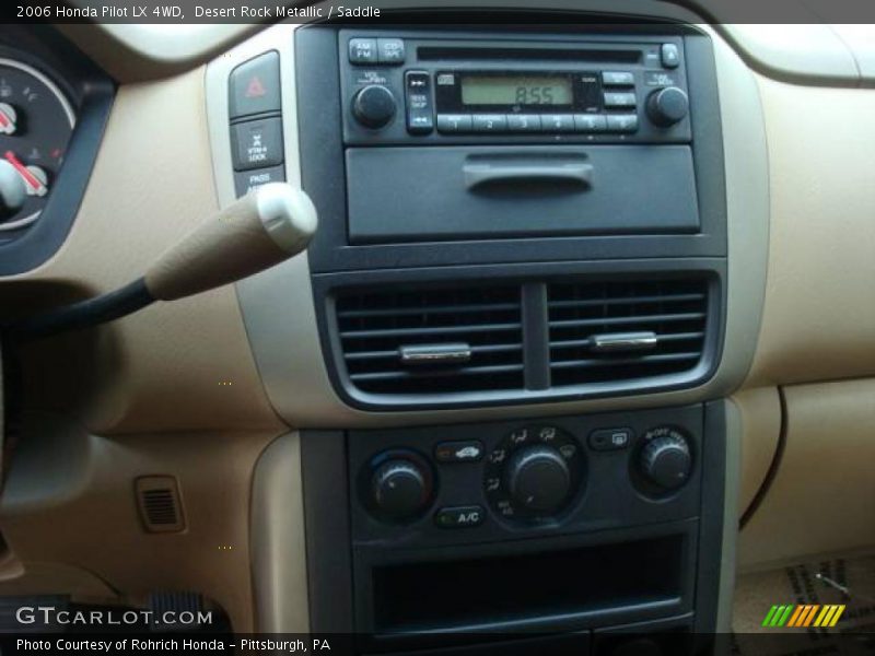 Desert Rock Metallic / Saddle 2006 Honda Pilot LX 4WD