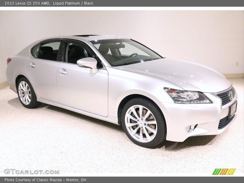 Liquid Platinum / Black 2013 Lexus GS 350 AWD