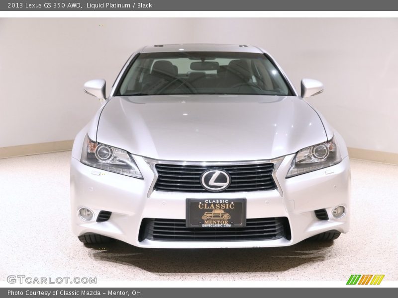 Liquid Platinum / Black 2013 Lexus GS 350 AWD