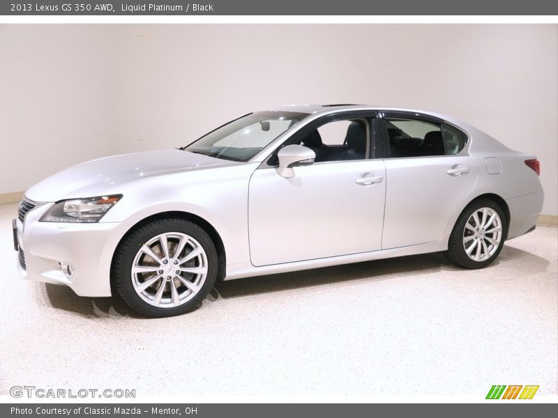 Liquid Platinum / Black 2013 Lexus GS 350 AWD