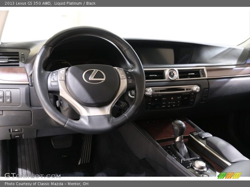 Liquid Platinum / Black 2013 Lexus GS 350 AWD