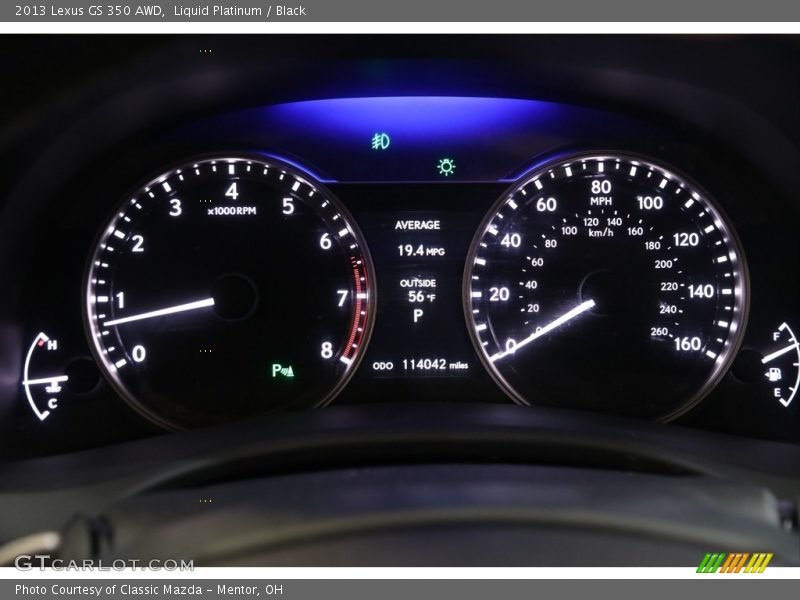 Liquid Platinum / Black 2013 Lexus GS 350 AWD