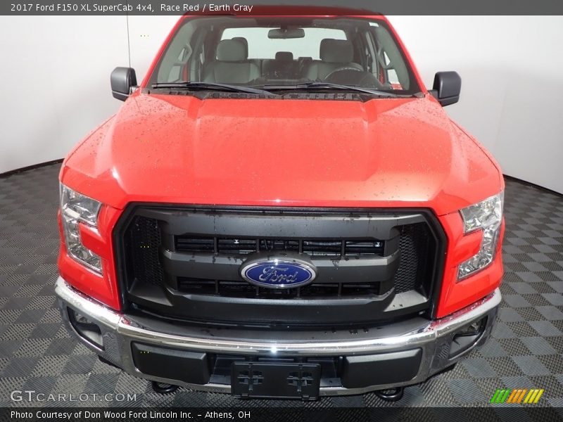 Race Red / Earth Gray 2017 Ford F150 XL SuperCab 4x4