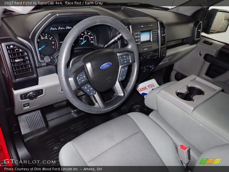  2017 F150 XL SuperCab 4x4 Earth Gray Interior