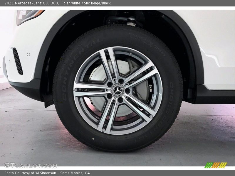 Polar White / Silk Beige/Black 2021 Mercedes-Benz GLC 300