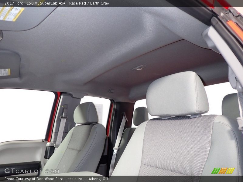 Race Red / Earth Gray 2017 Ford F150 XL SuperCab 4x4
