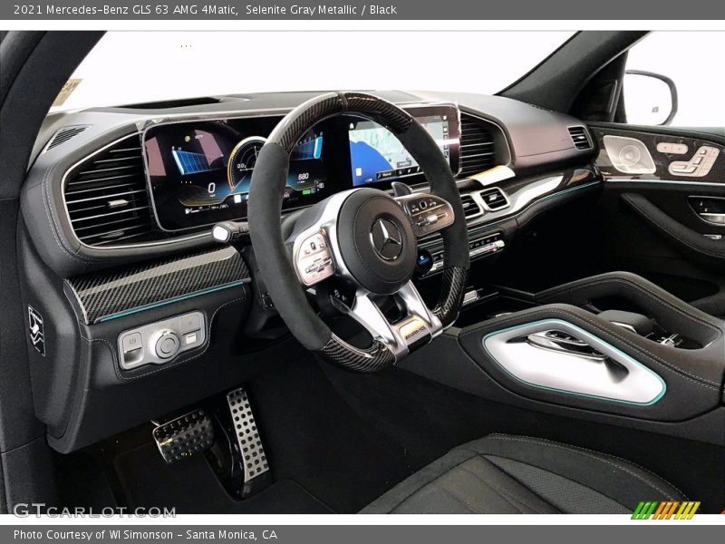 Selenite Gray Metallic / Black 2021 Mercedes-Benz GLS 63 AMG 4Matic