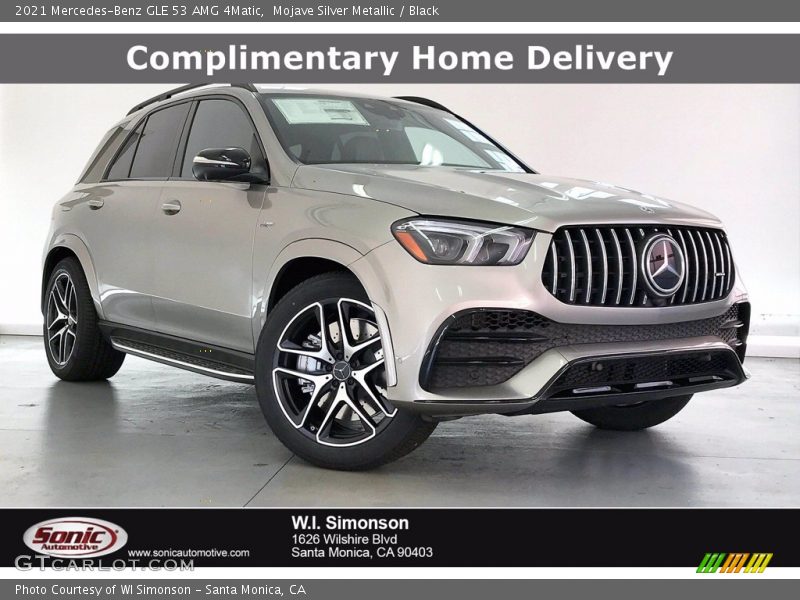 Mojave Silver Metallic / Black 2021 Mercedes-Benz GLE 53 AMG 4Matic
