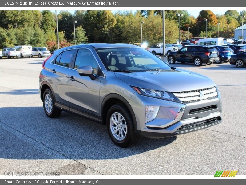 Mercury Gray Metallic / Black 2019 Mitsubishi Eclipse Cross ES