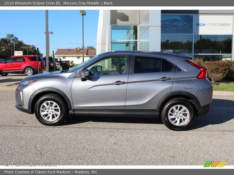 Mercury Gray Metallic / Black 2019 Mitsubishi Eclipse Cross ES