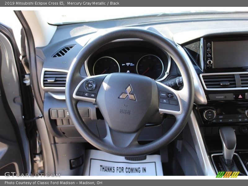 Mercury Gray Metallic / Black 2019 Mitsubishi Eclipse Cross ES