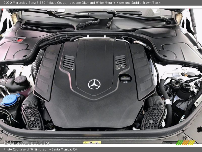  2020 S 560 4Matic Coupe Engine - 4.0 Liter DI biturbo DOHC 32-Valve VVT V8