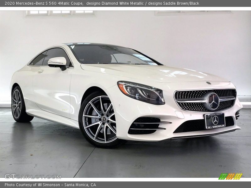 Front 3/4 View of 2020 S 560 4Matic Coupe