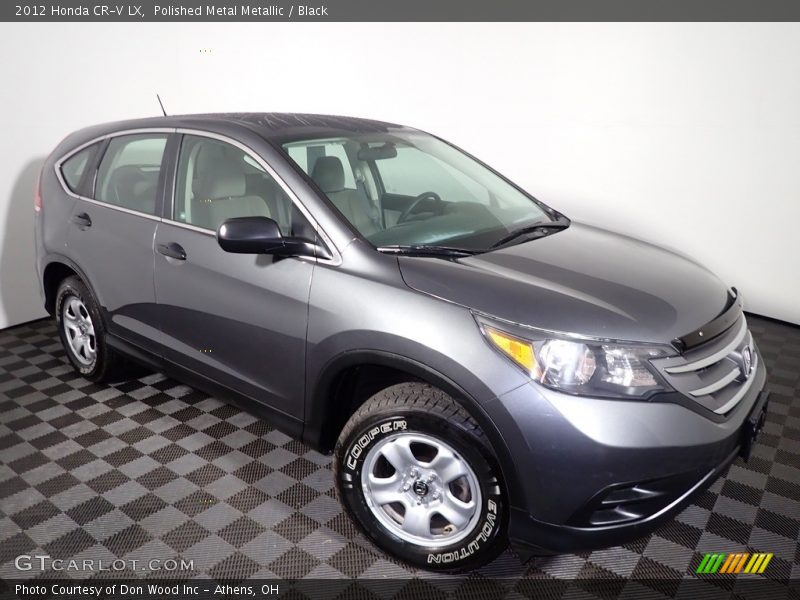 Polished Metal Metallic / Black 2012 Honda CR-V LX